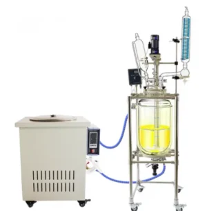 10L Electric Heating Tank Lab Glass Reaction