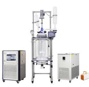 1L 2L 3L 5L Mini Labotary Double Layer Glass Reaction